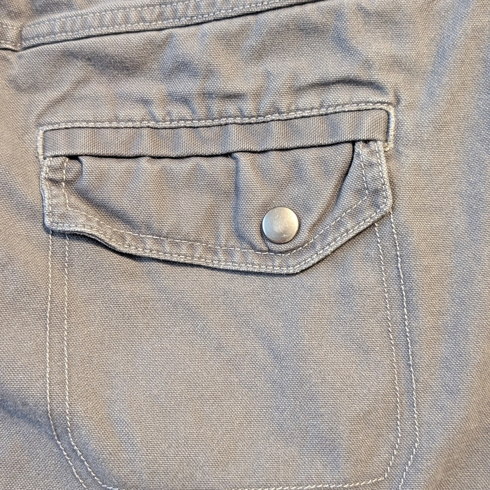 Patagonia Organic Cotton Skirt Women’s 8 Gray Utility Outdoor Casual Mini - Picture 4 of 11